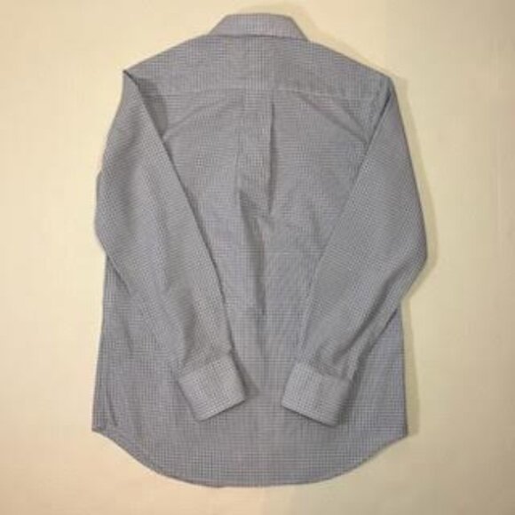 Lauren Ralph Lauren Youth Boys Size 12 Long Sleeve Button Down Blue Plaid Preppy - Picture 5 of 7